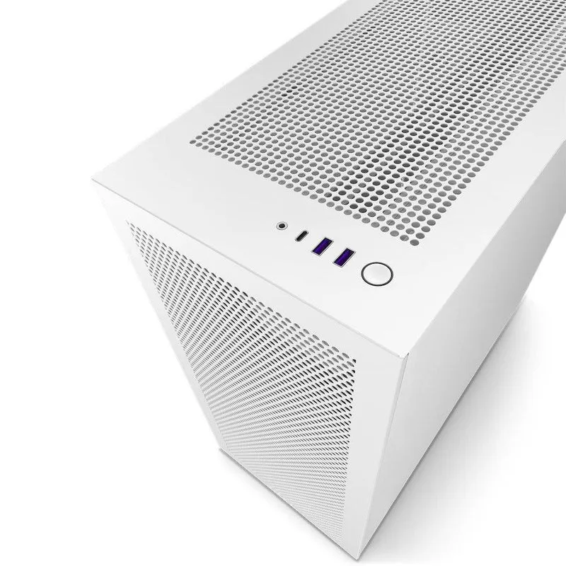 NZXT H7 Flow Mid-Tower Airflow Case (Matte White) (CM-H71FW-01)