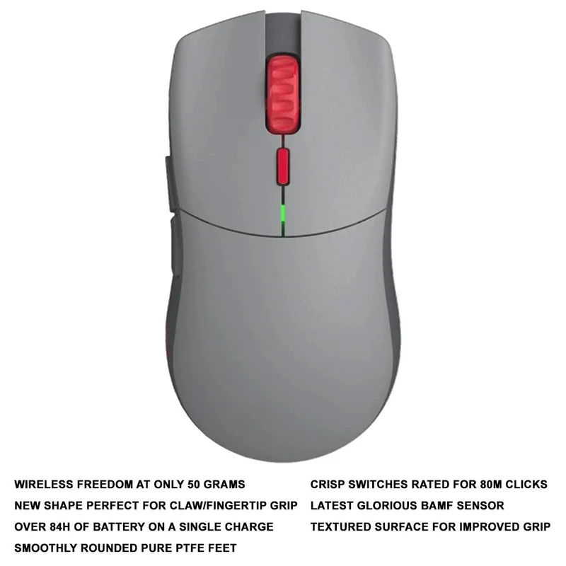 Glorious Forge Series One Pro Wireless Gaming Mouse (Centauri Red)