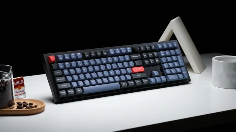 Keychron Q6 QMK Custom Mechanical Fully Assembled Swappable RGB Backlight Keyboard - Carbon Black (Gateron G Pro Brown Switch) (Q6C3)