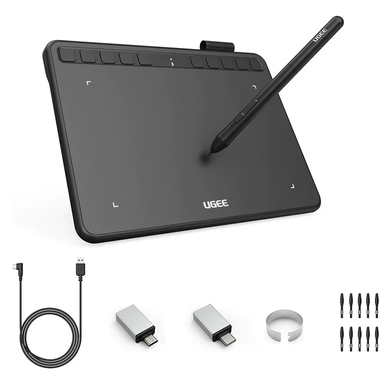 Ugee S640W 6.3" Wireless Pen Tablet (Carbon Black)
