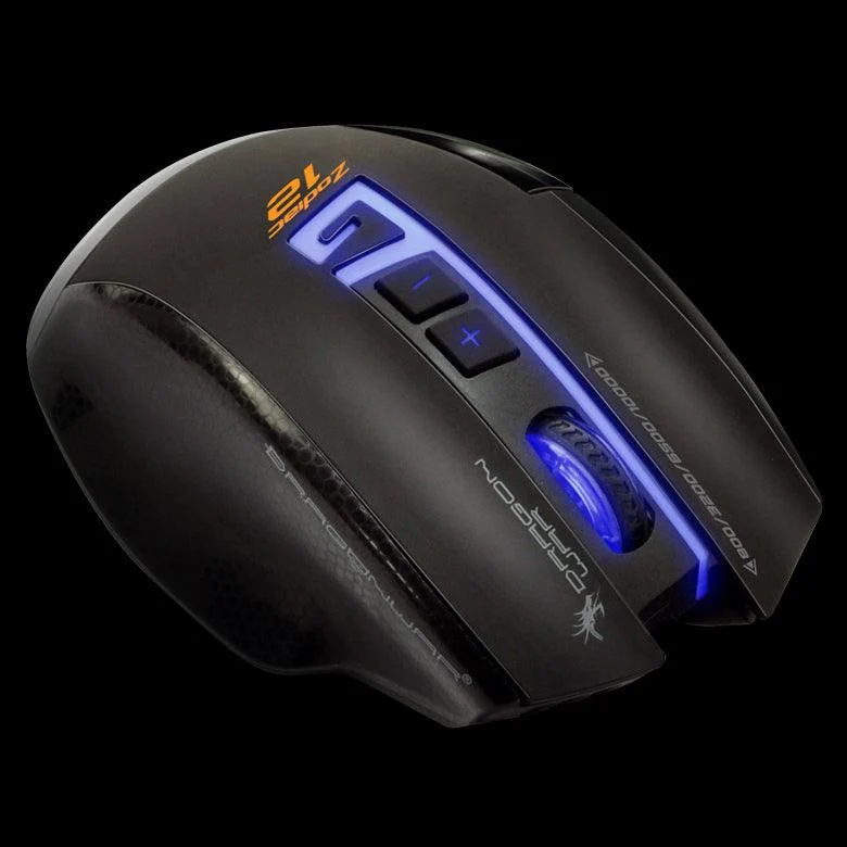 Dragonwar Zodiac 12 G13 Ergonomic MOBA/MMO Professional Gaming Mouse (ELE-G13-BK)