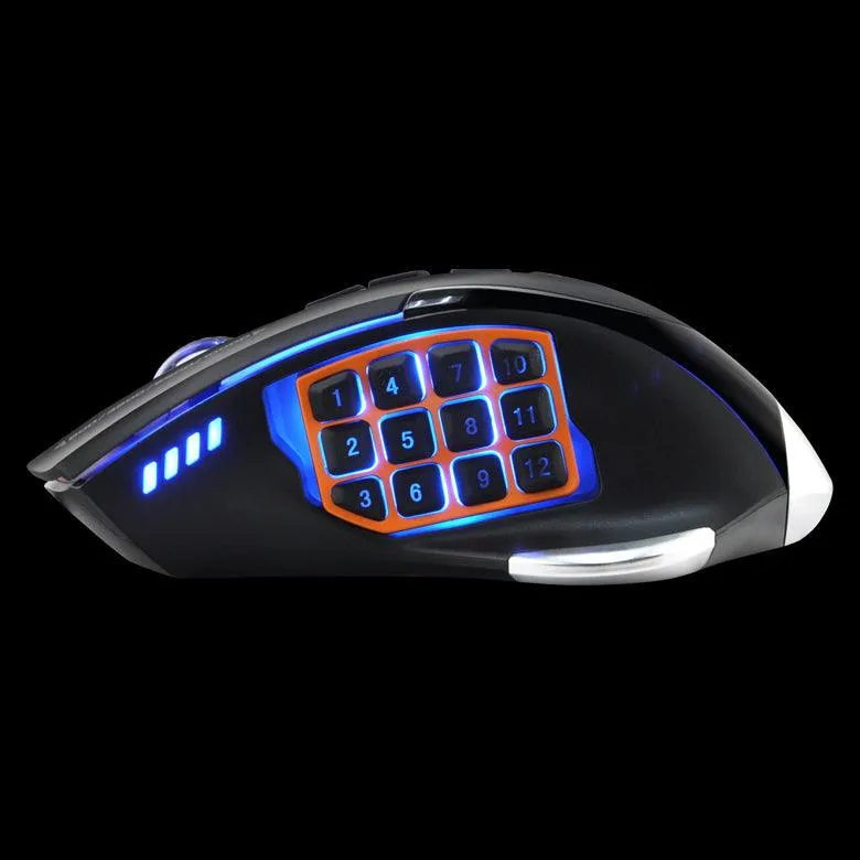 Dragonwar Zodiac 12 G13 Ergonomic MOBA/MMO Professional Gaming Mouse (ELE-G13-BK)