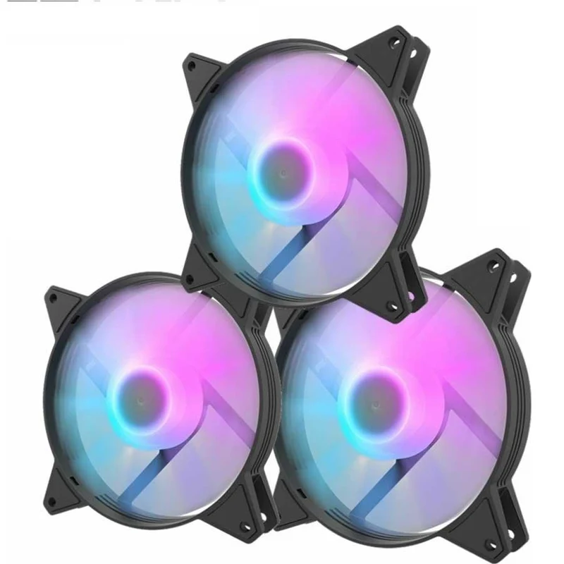 Darkflash C6MS Aurora Spectrum RGB 3-IN-1 Cooling Fan (Black)