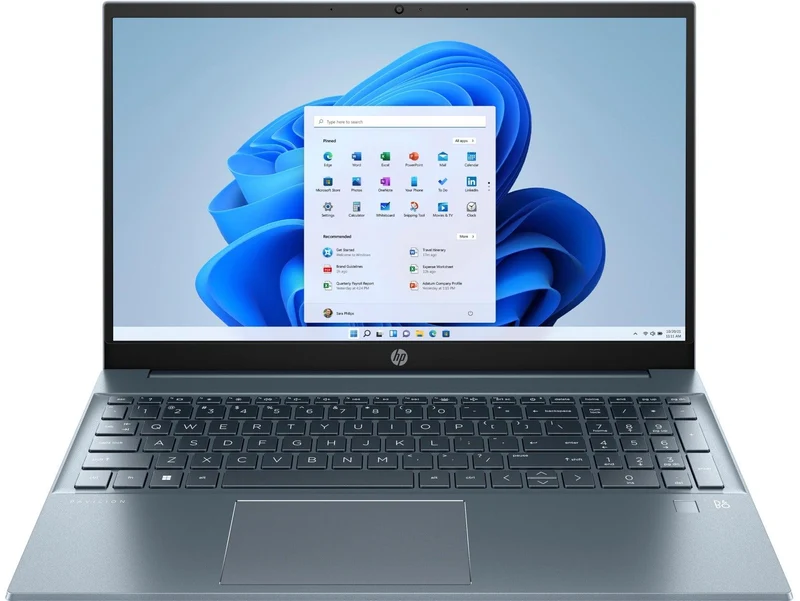 HP Pavilion 15-EH2042AU Laptop (Fog Blue) | 15.6” FHD | Ryzen 5 5625U | 16GB DDR4 | 1TB M.2 SSD | AMD Radeon Graphics | Windows 11 Home | MS Office Home & Student 2021 | HP Prelude 15.6- Inch Topload Bag