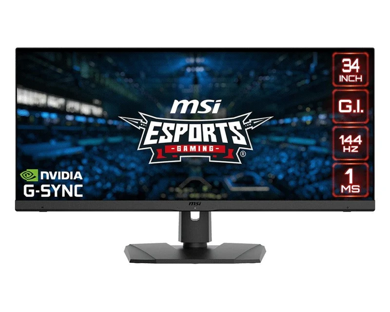 MSI Optix MPG341QR 34-INCH 144HZ UWQHD IPS Esports Gaming Monitor