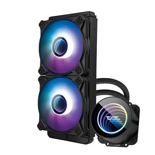 Darkflash Twister DX-240 V2 All-In-One 240MM Liquid CPU Cooler (Black)