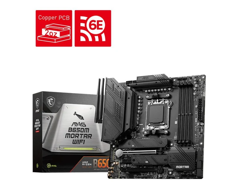 MSI Mag B650M Mortar Wifi AMD Motherboard