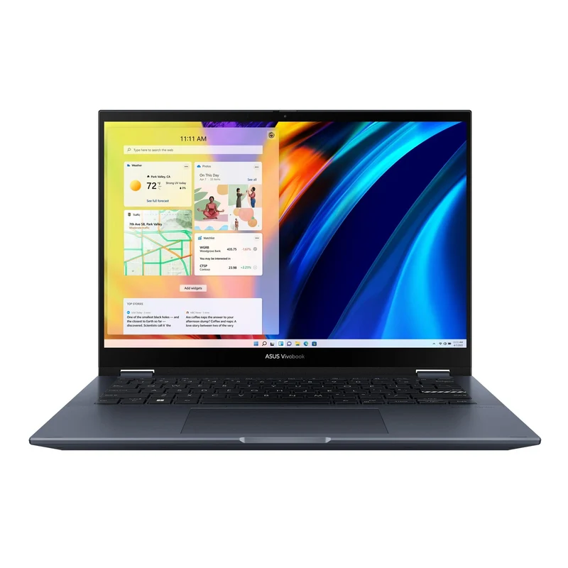 Asus Vivobook S 14 Flip OLED TN3402QA-KN041WS Laptop (Quiet Blue) | 14" (2880 x 1800) | Ryzen 5 5600H | 8GB DDR4 | 512 GB SSD | AMD Radeon Graphics | Windows 11 Home | MS Office Home & Student 2021 | Asus BP1504 Casual Backpack
