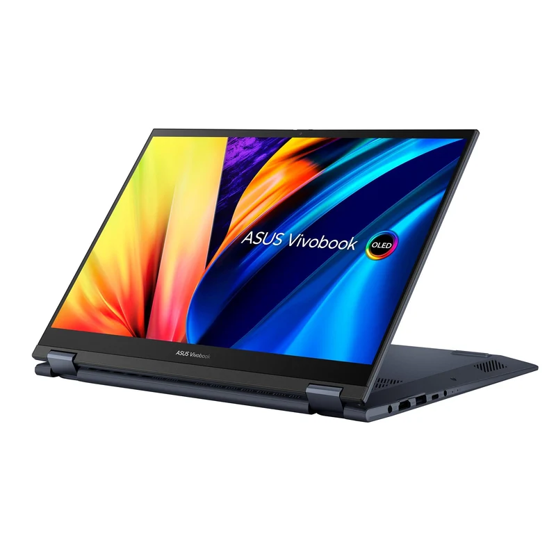Asus Vivobook S 14 Flip OLED TN3402QA-KN041WS Laptop (Quiet Blue) | 14" (2880 x 1800) | Ryzen 5 5600H | 8GB DDR4 | 512 GB SSD | AMD Radeon Graphics | Windows 11 Home | MS Office Home & Student 2021 | Asus BP1504 Casual Backpack