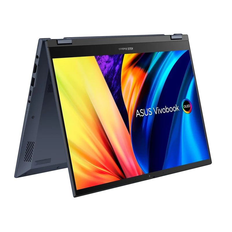 Asus Vivobook S 14 Flip OLED TN3402QA-KN041WS Laptop (Quiet Blue) | 14" (2880 x 1800) | Ryzen 5 5600H | 8GB DDR4 | 512 GB SSD | AMD Radeon Graphics | Windows 11 Home | MS Office Home & Student 2021 | Asus BP1504 Casual Backpack