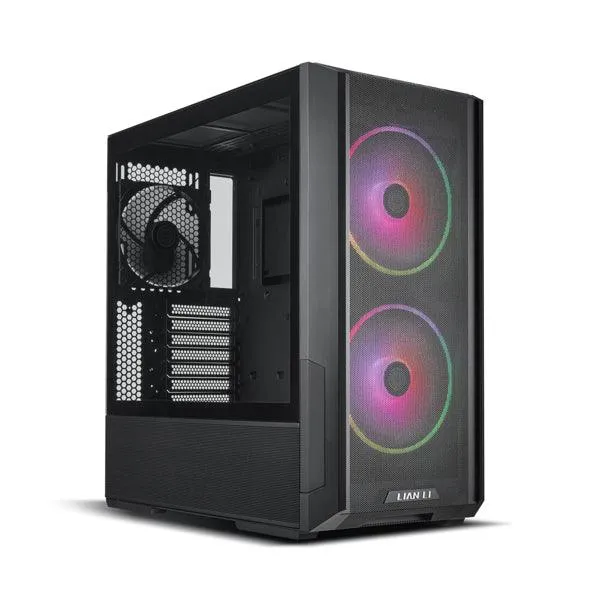 Lian Li Lancool 216RX RGB Airflow Focus Steel/Tempered Glass ATX Mid-Tower Case (Black)