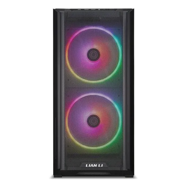Lian Li Lancool 216RX RGB Airflow Focus Steel/Tempered Glass ATX Mid-Tower Case (Black)