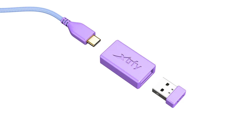 Cherry Xtrfy M8 Wireless Ultra Light Gaming Mouse (Frosty Purple)