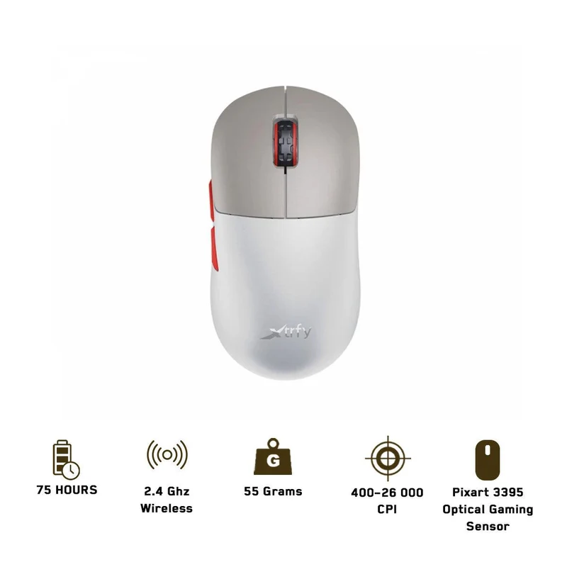 Cherry Xtrfy M8 Wireless Ultra Light Gaming Mouse (Retro)