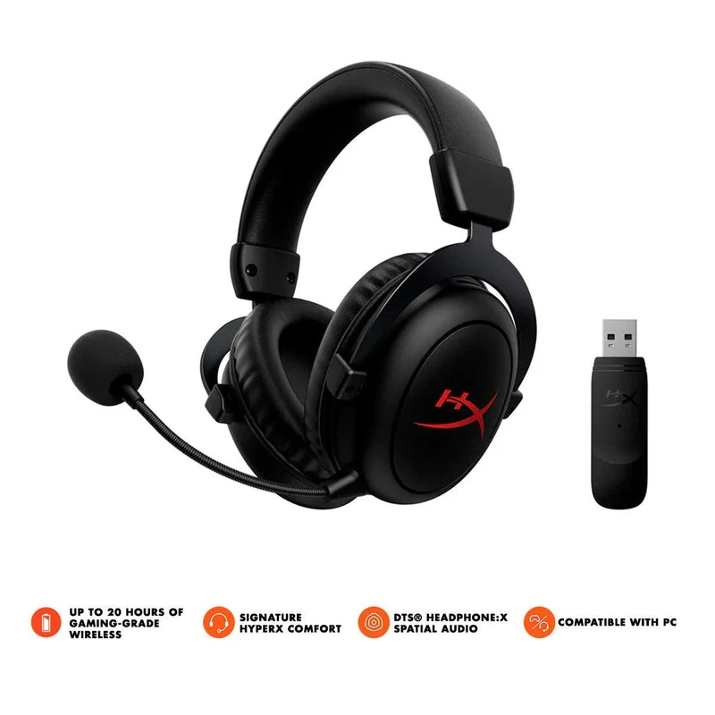 HYPERX Cloud Core Wireless Gaming Headset (Black) (4P5D5AA)
