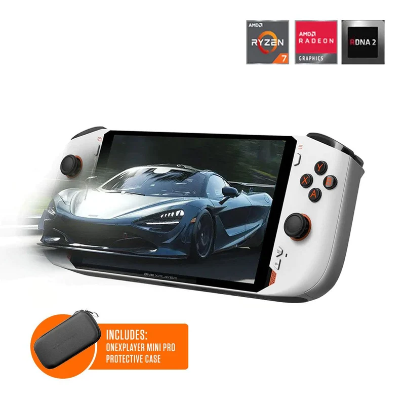 OneXplayer Mini Pro AMD Ryzen 6800U 16GB RAM 512GB SSD Handheld Game Console (White)