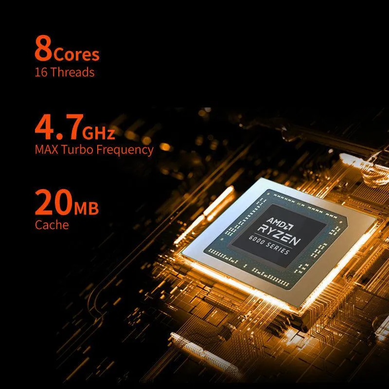 OneXplayer Mini Pro AMD Ryzen 6800U 16GB RAM 512GB SSD Handheld Game Console (Black)