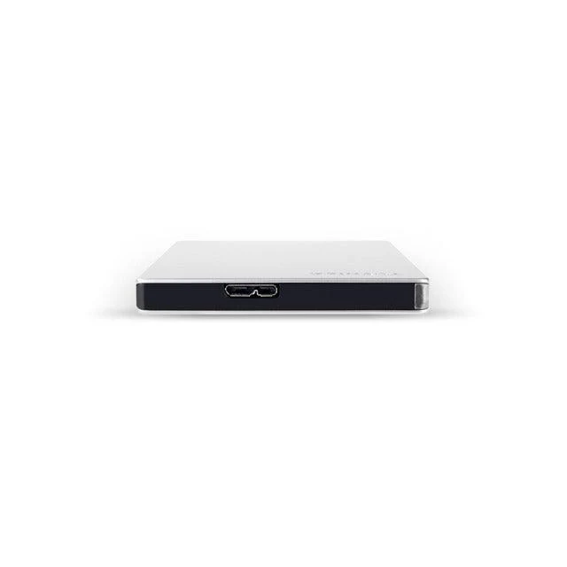 Toshiba Canvio Slim 1TB 2.5" USB 3.0 Portable External Hard Drive (Silver)