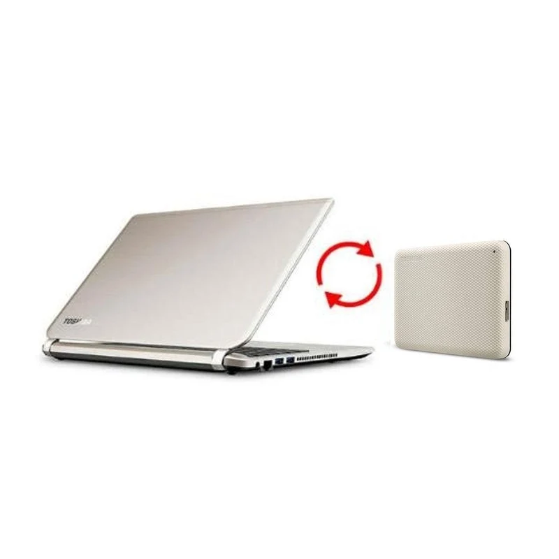 Toshiba Canvio Advance 2TB 2.5" USB 3.2 Portable External Hard Drive 2TB (Light Beige)