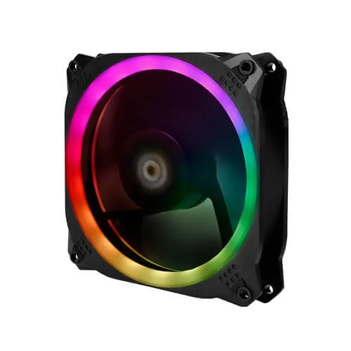 Antec Prizm 120 ARGB 5+C 120MM PWM Fan Dual Ring With Controller (5-In-1 Pack)