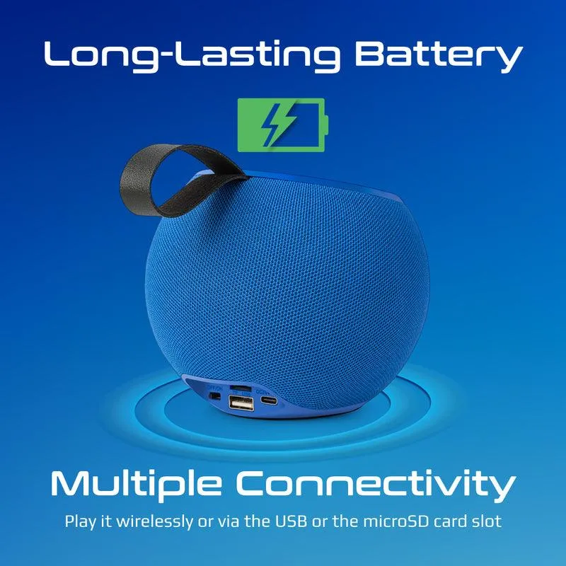 Promate Juggler Lumiflux Wireless High-Definition Speaker (Blue)
