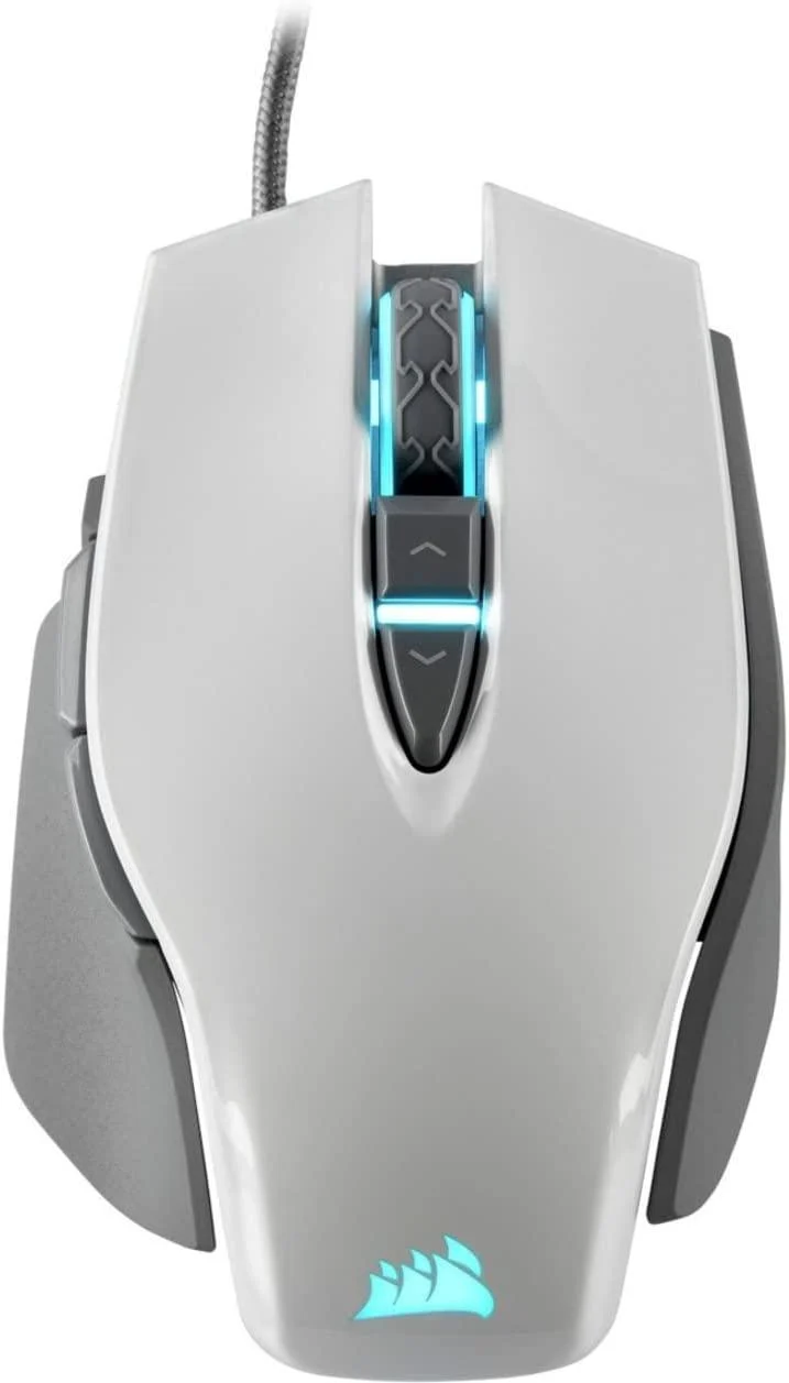 CORSAIR M65 RGB Ultra Wireless Tunable FPS Gaming Mouse (White) (CH-9319511-AP2)