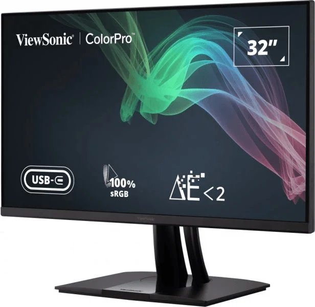 VIEWSONIC VP3256-4K Colorpro 32" 4K UHD Pantone Validated 100% SRGB & Factory Pre-Calibrated Monitor WITH 60W USB-C