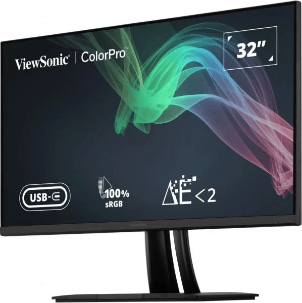 VIEWSONIC VP3256-4K Colorpro 32" 4K UHD Pantone Validated 100% SRGB & Factory Pre-Calibrated Monitor WITH 60W USB-C