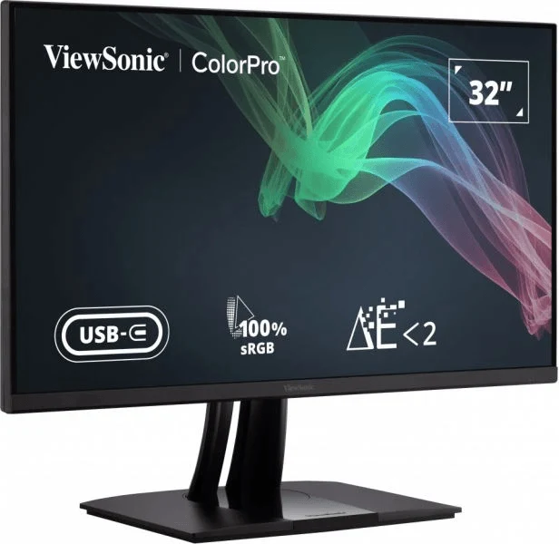 VIEWSONIC VP3256-4K Colorpro 32" 4K UHD Pantone Validated 100% SRGB & Factory Pre-Calibrated Monitor WITH 60W USB-C