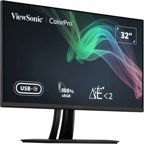 VIEWSONIC VP3256-4K Colorpro 32" 4K UHD Pantone Validated 100% SRGB & Factory Pre-Calibrated Monitor WITH 60W USB-C