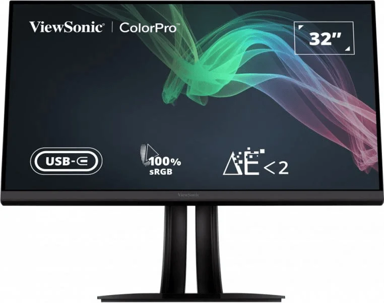 VIEWSONIC VP3256-4K Colorpro 32" 4K UHD Pantone Validated 100% SRGB & Factory Pre-Calibrated Monitor WITH 60W USB-C