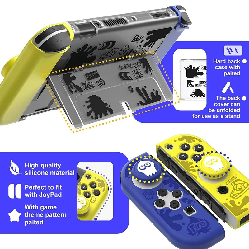NSW IINE Protective Case For N-Switch OLED (Splatoon 3) (L710)