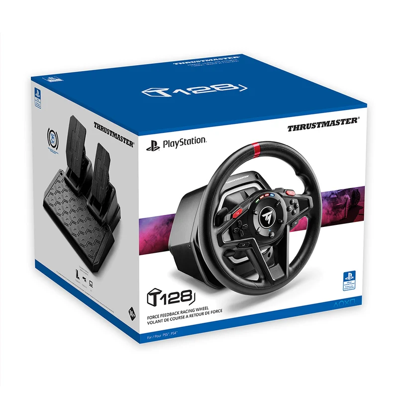 Thrustmaster T128 Force Feedback Racing Wheel For PS5/PS4
