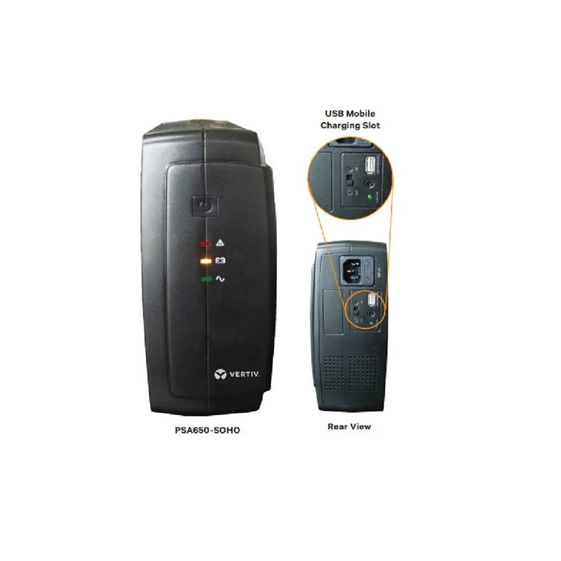 Vertiv Liebert ITON PSA650-SOHO 650VA 230V AVR Universal Sockets UPS