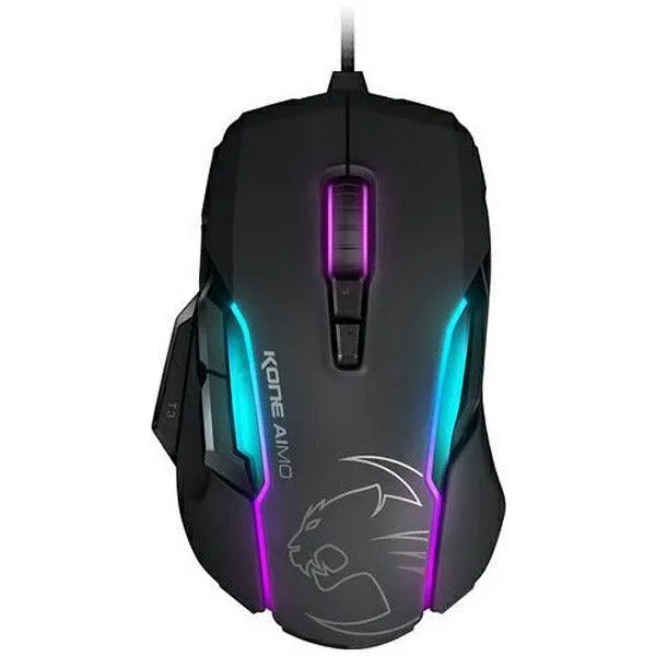 ROCCAT KONE AIMO RGBA SMART CUSTOMIZATION GAMING MOUSE BLK (ROC-11-815-BK-AS)