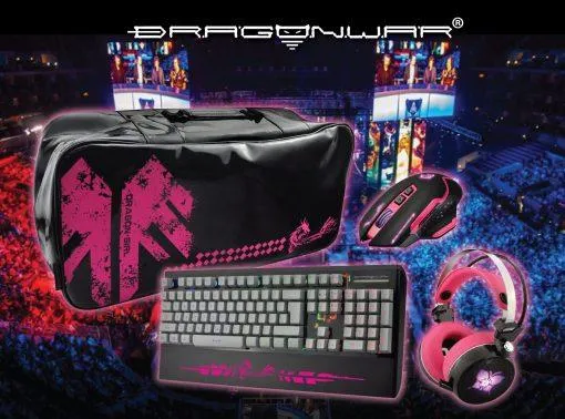 Dragonwar 4 In 1 Gaming Pack (G-PGP-001-Pink)
