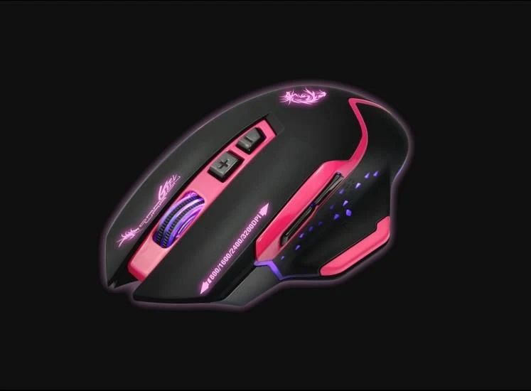 Dragonwar Blue Sensor Mouse (ELE-G17-Pink)