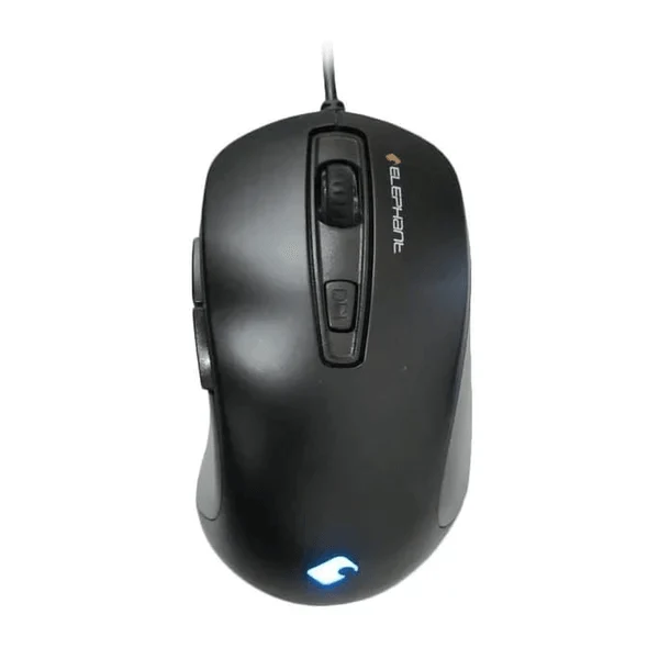 Elephant Sasquatch V2.0 Silent Blue-Sensor Mouse Black (WEM-1021-Black)