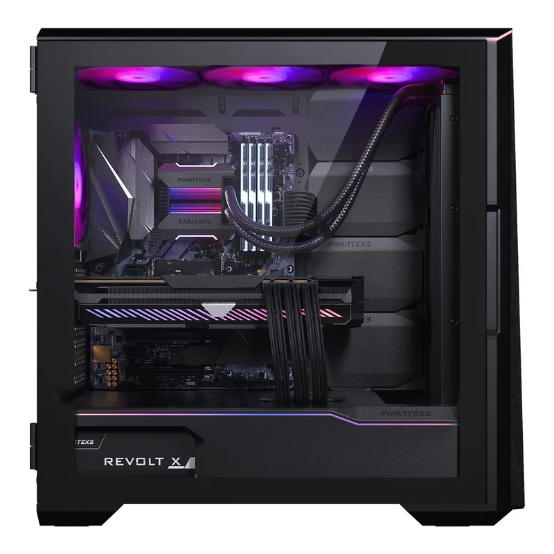 Phanteks Eclipse G500A DRGB Tempered Glass Mid-Tower Case (Satin Black) (PH-EC500GA-DBK01A)
