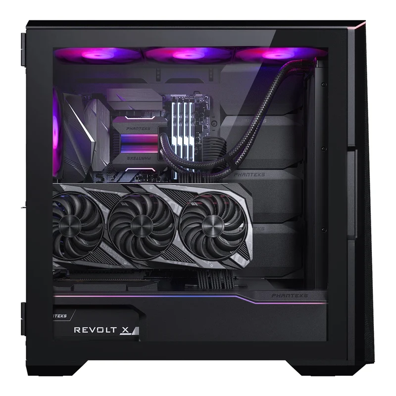 Phanteks Eclipse G500A DRGB Tempered Glass Mid-Tower Case (Satin Black) (PH-EC500GA-DBK01A)
