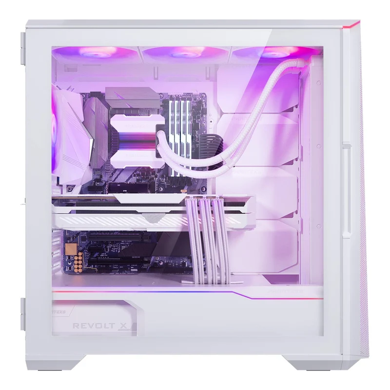 Phanteks Eclipse G500A DRGB Tempered Glass Mid-Tower Case (Matte White) (PH-EC500GA-DMW01A)