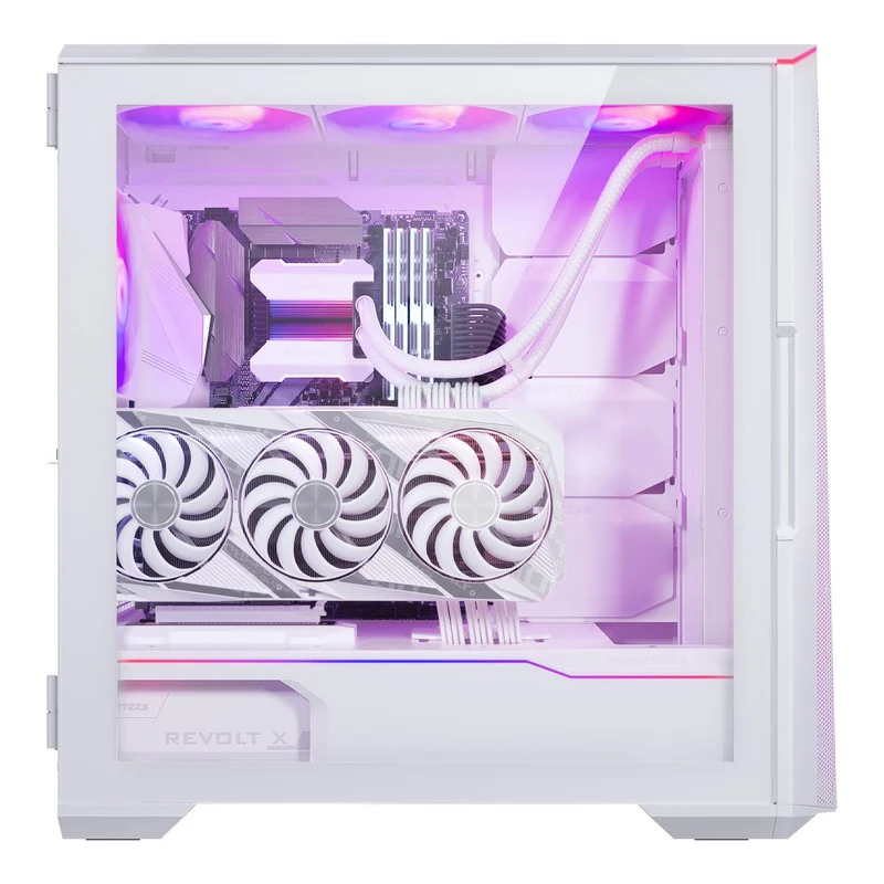 Phanteks Eclipse G500A DRGB Tempered Glass Mid-Tower Case (Matte White) (PH-EC500GA-DMW01A)