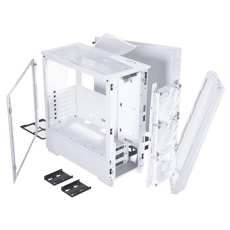 Phanteks Eclipse G360A DRGB Tempered Glass Mid-Tower Case (Matte White) (PH-EC360ATG-DMW02)