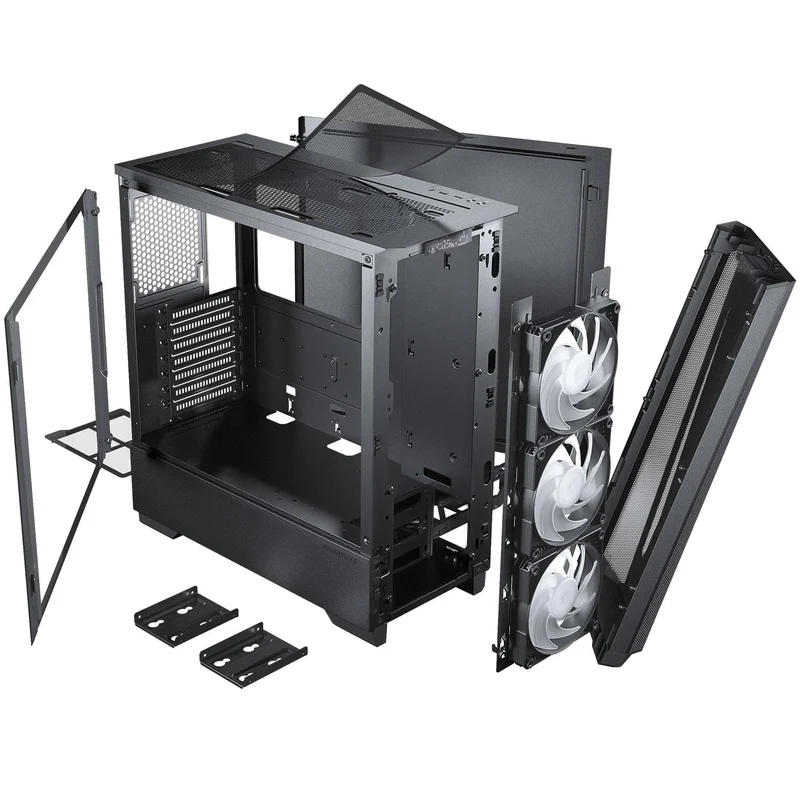 Phanteks Eclipse G360A DRGB Tempered Glass Mid-Tower Case (Black) (PH-EC360ATG-DBK02)