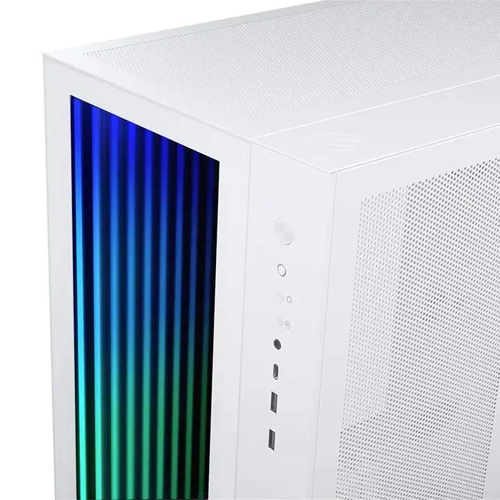Phanteks Magniumgear Neo Qube 2 DRGB Tempered Glass Mid-Tower Case (Infinity Mirror White) (MG-NE620QI-DWT02)