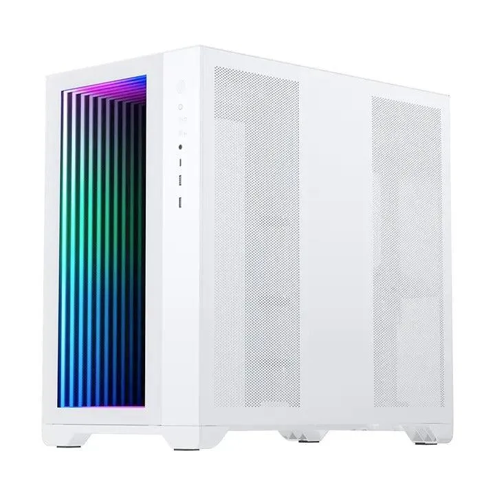 Phanteks Magniumgear Neo Qube 2 DRGB Tempered Glass Mid-Tower Case (Infinity Mirror White) (MG-NE620QI-DWT02)