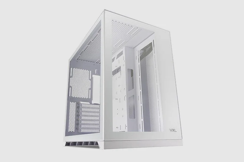 Tecware VXL TG Dual Chamber ATX Case (White)