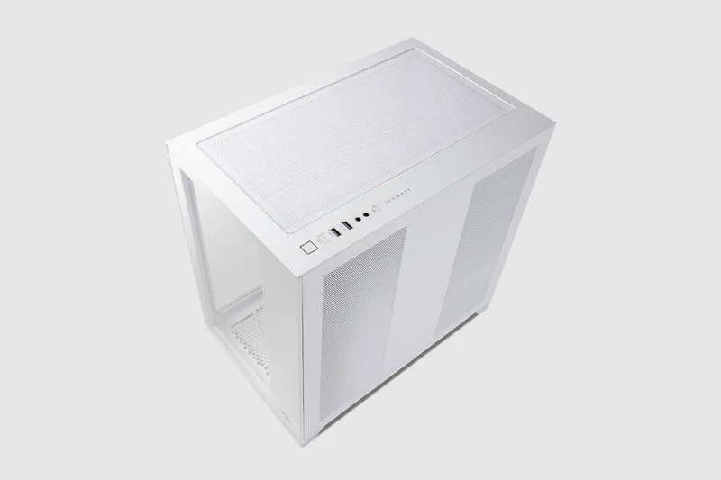 Tecware VXL TG Dual Chamber ATX Case (White)
