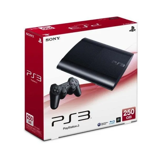 PS3 Console Super Slim 250GB REG.3 Charcoal BLK + NBA 2K14