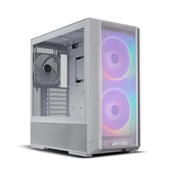 Lian Li Lancool 216RW RGB Airflow Focus Steel/Tempered Glass ATX Mid-Tower Case (White)